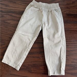 TBBC Boys Beige Elastic Waist Pants
